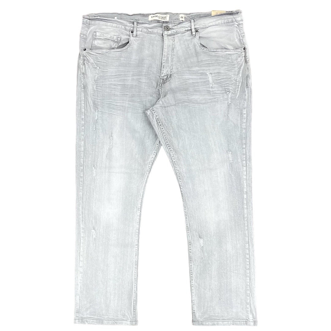 EVOLUTION STRAIGHT SLIM LEG DENIM-GREY by Evolution