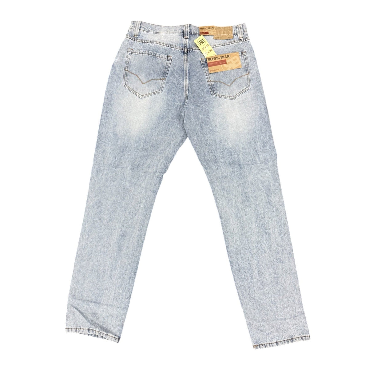 MENS BAGGY FIT DENIM PANTS by Royal Blue