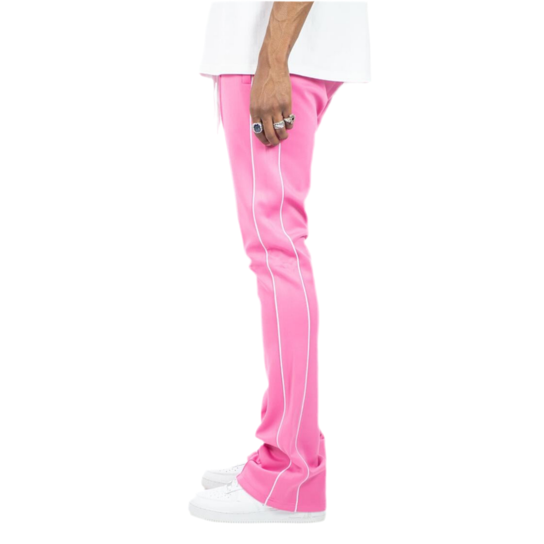 REBEL MINDS STACK TRACKPANTS-PINK