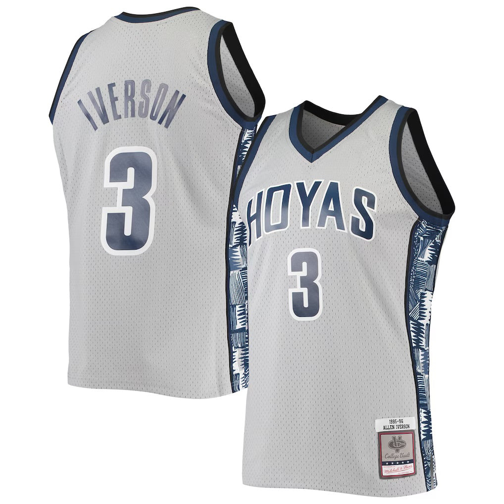 MITCHELL AND NESS GEORGETOWN IVERSON JERSEY