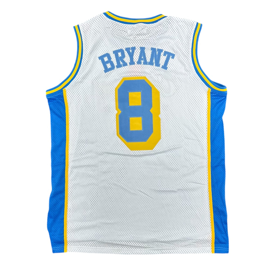 HEADGEAR WHITE ALT KOBE CRENSHAW BASKETBALL JERSEY