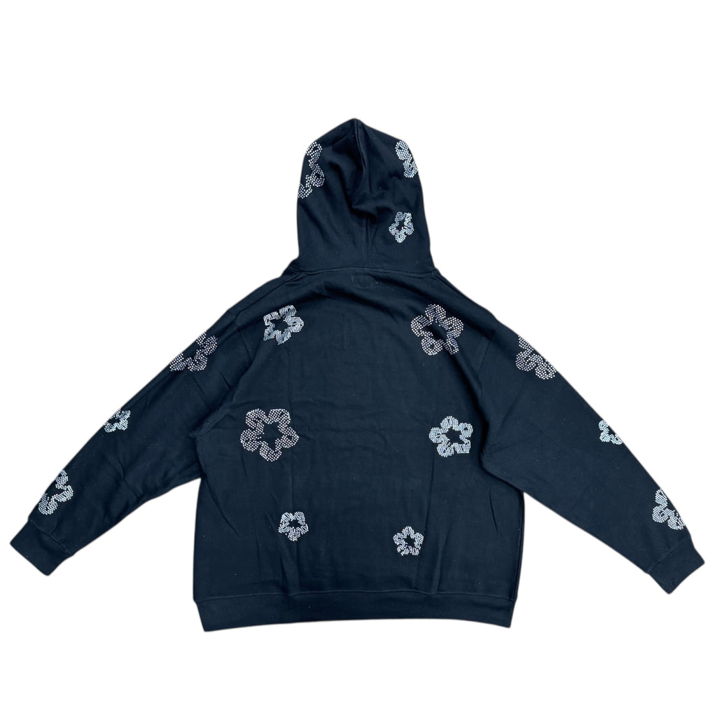 FWRD CRYSTAL FLOWER FLEECE PULOVER
