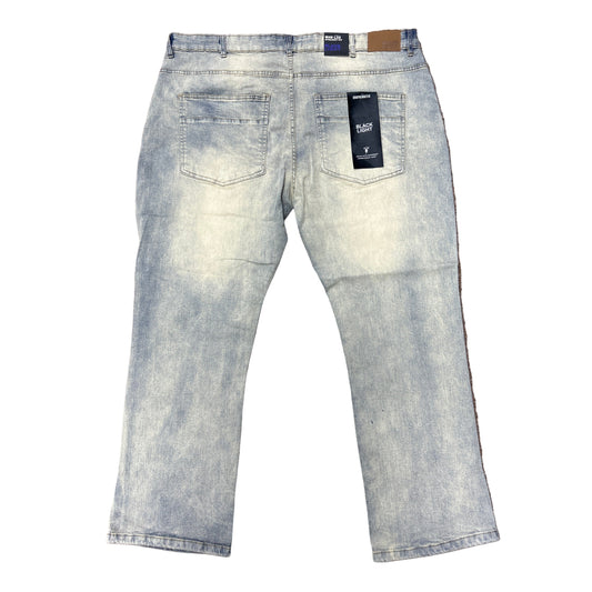 BLACK LIGHT DISTRESSED DENIM by Black Light