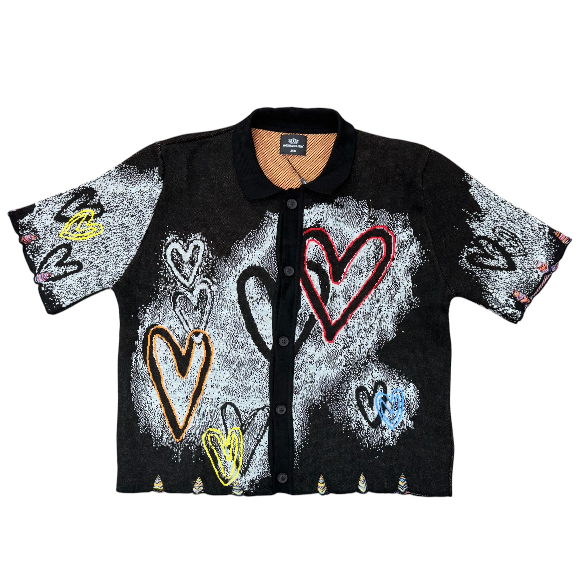 MENS COLORFUL HEART KNITWEAR SETS by ONE IN A MILLION