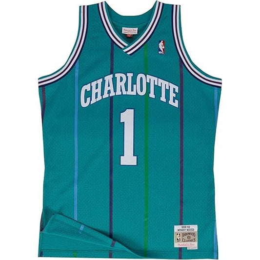 MITCHELL AND NESS 1992 MUGGSY BOGUES-HORNETS by Mitchell and Ness