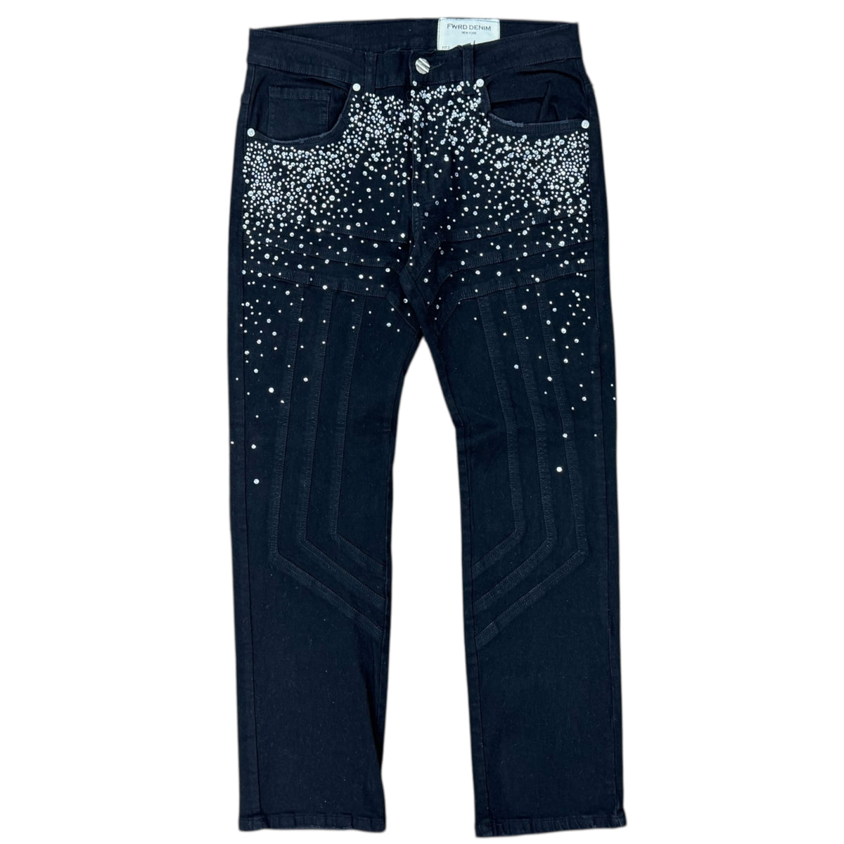 MENS DIAMOND CUT DENIM PANT by FWRD