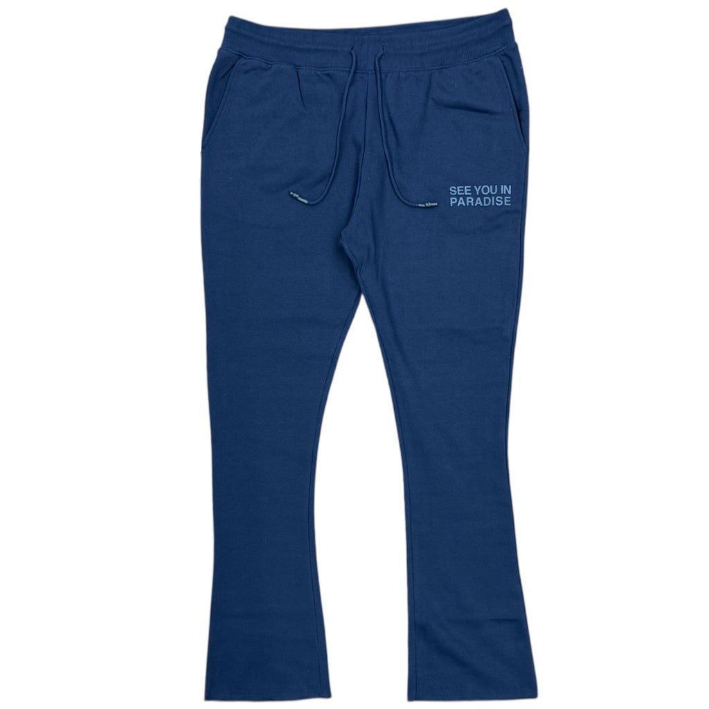 JORDAN CRAIG PARADISE FLARE JOGGER NAVY