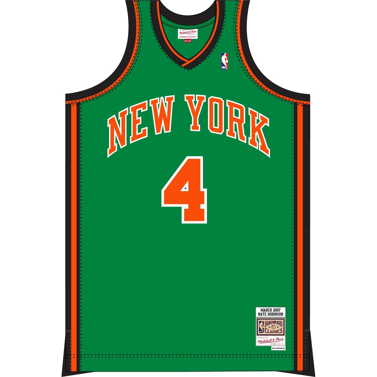 MITCHELL AND NESS 20013-GREEN KNICKS