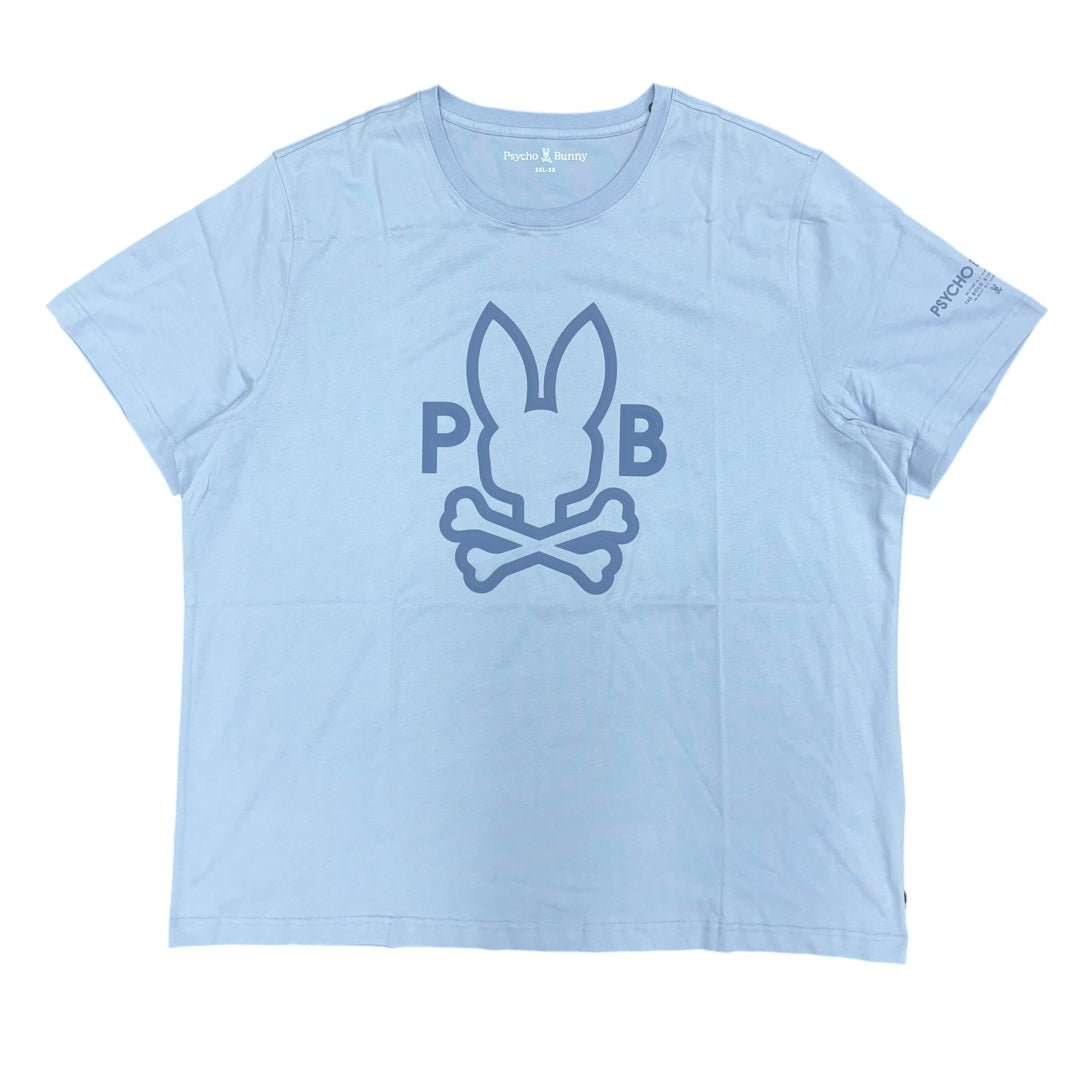 PSYCHO BUNNY CHRIS GRAPHIC T-SKY