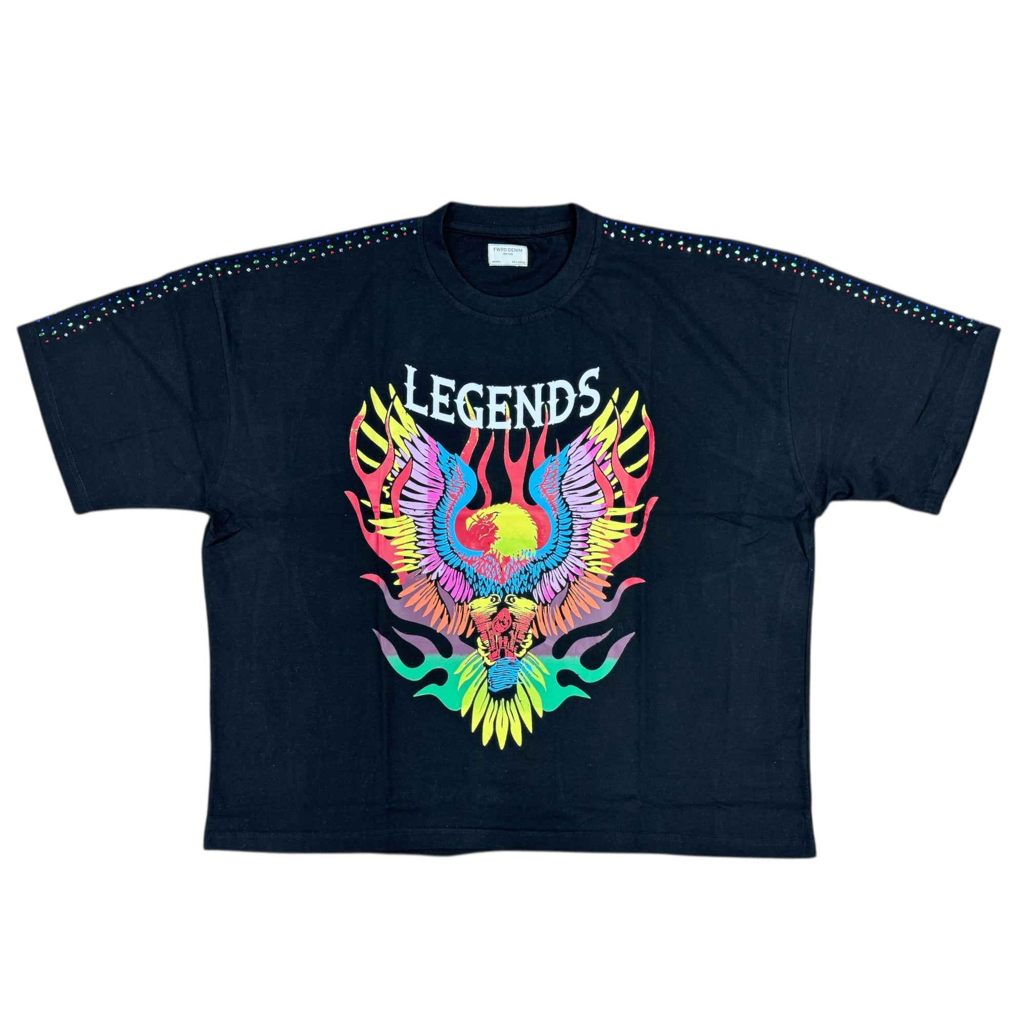 BIGMENS FLAMING EAGLE S/SLV TEE