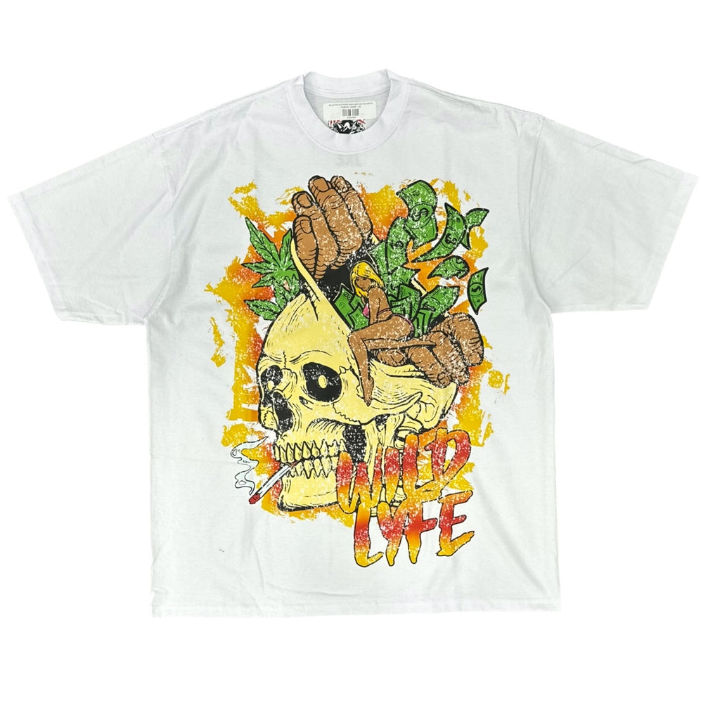 WILDLYFE CLOTHING HAVIN MOTION TEE-WHITE