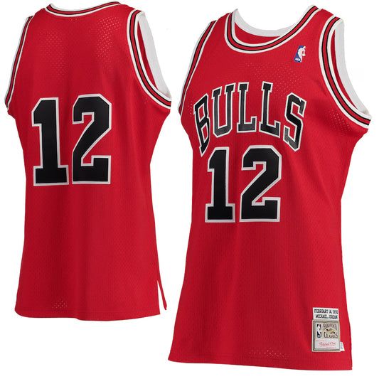 MITCHELL AND NESS 1990 MICHAEL JORDAN BULLS #12 by Mitchell and Ness