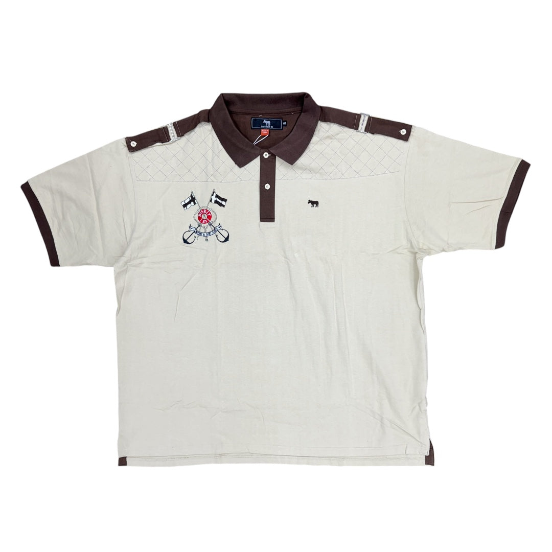 DISTRICT 81 POLO SHIRT-CREAM