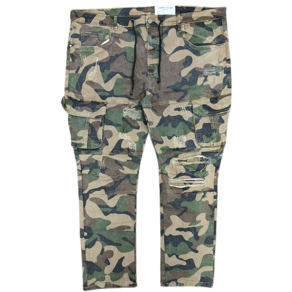 FWRD GREEN CAMO JEANS