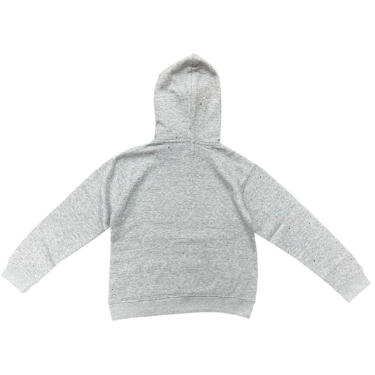 KIDS BASIC CROPPED CRYSTAL FLEECE PULLOVER HOODIE by FWRD