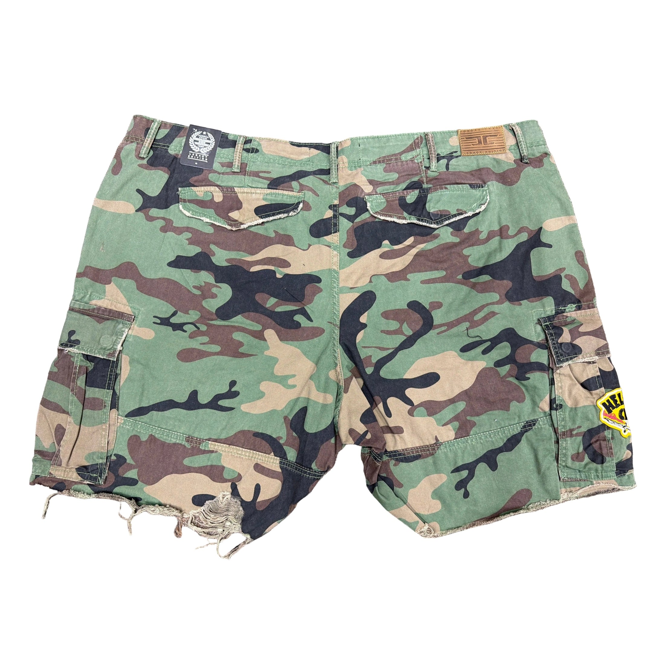 JORDAN CRAIG CAMO DIARY CARGO SHORTS by Jordan Craig