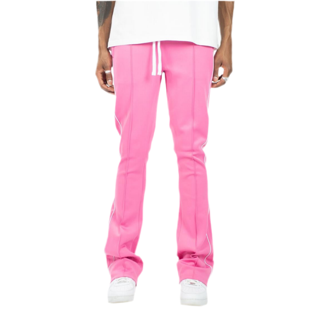 REBEL MINDS STACK TRACKPANTS-PINK