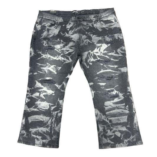 BLACK LIGHT RIPPED WAVY DENIM by Black Light