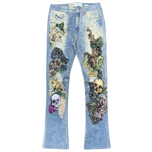WAIMEA MENS FLORAL GEM JEANS by WAIMEA