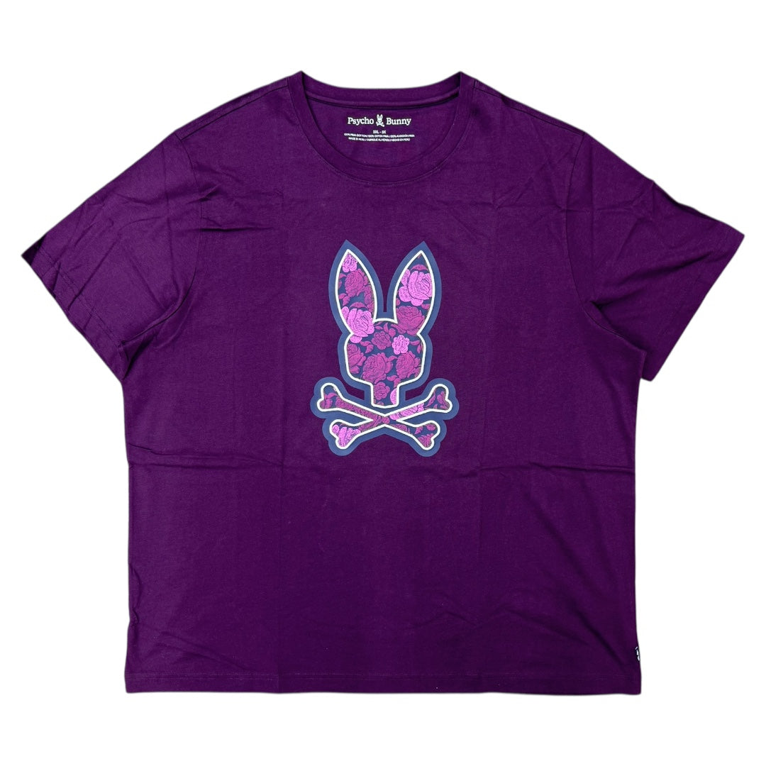 PSYCHO BUNNY COTTON SHIRT-PURPLE