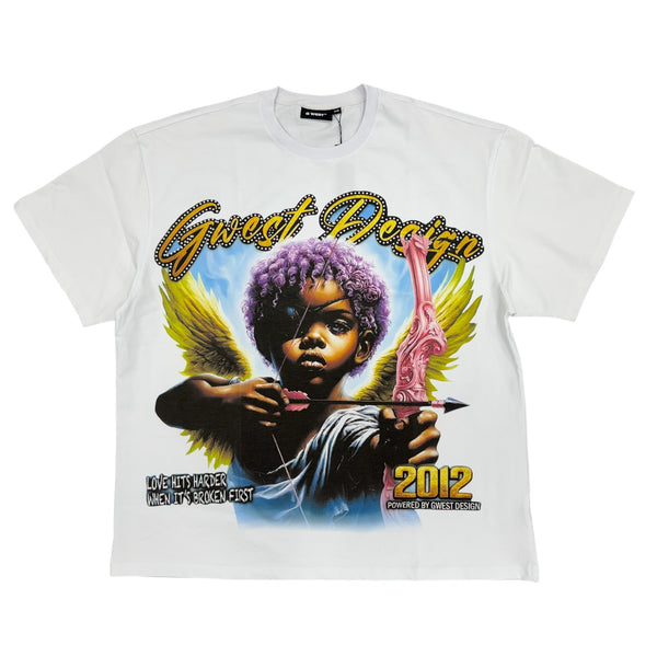 G WEST BROKEN ANGEL TEE