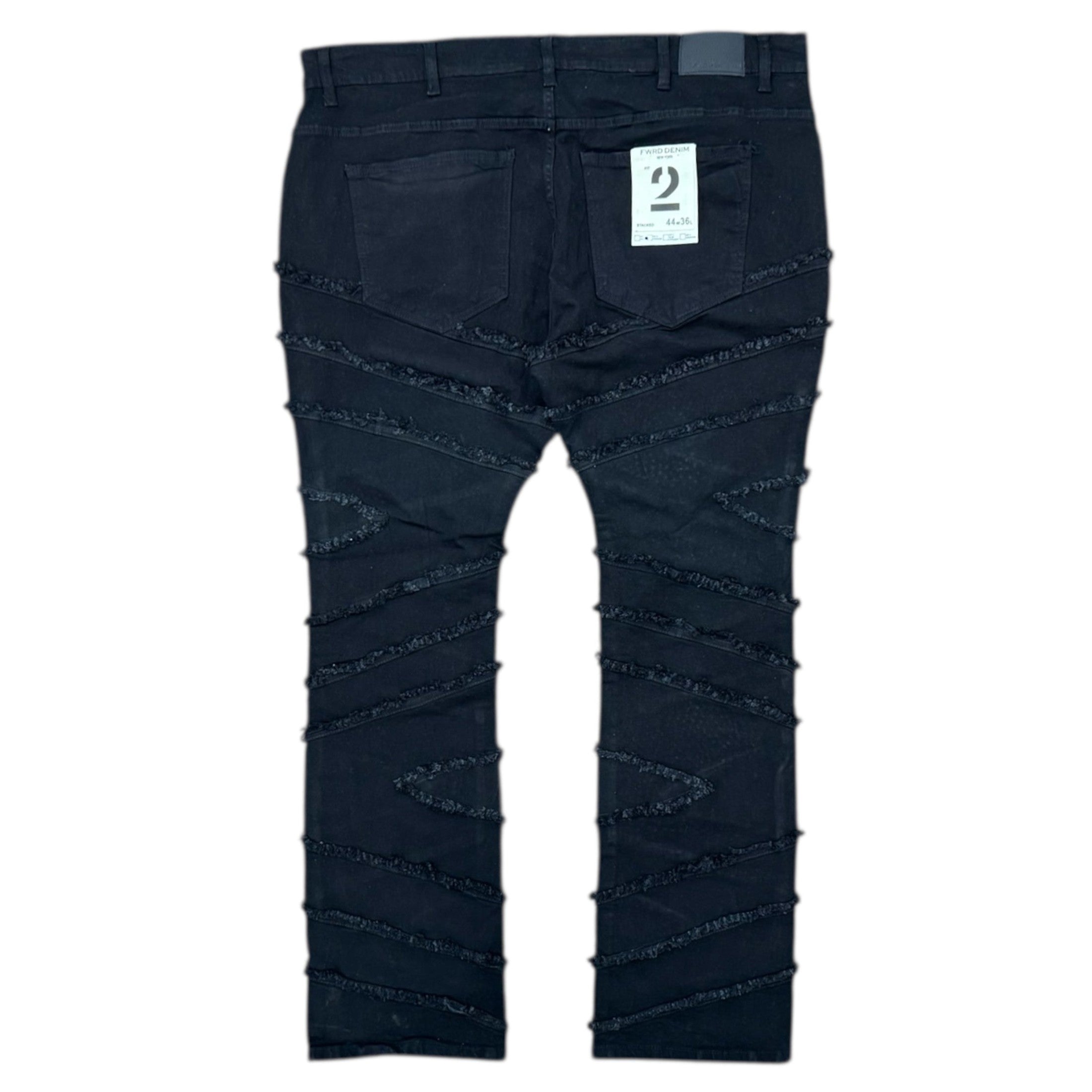 BIGMENS STACKED SLASH DENIM PANT