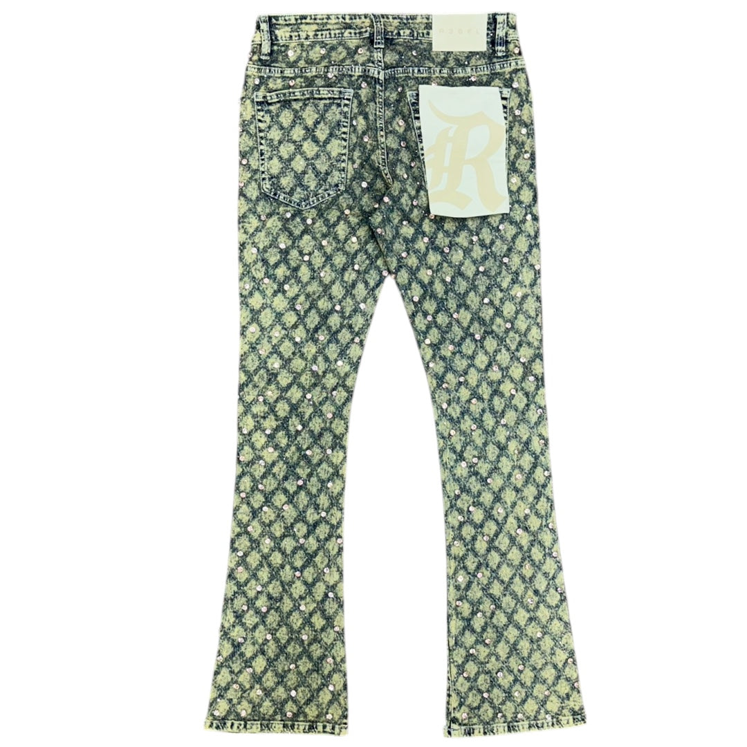REBEL DIAMOND STACKED JEAN-RUST