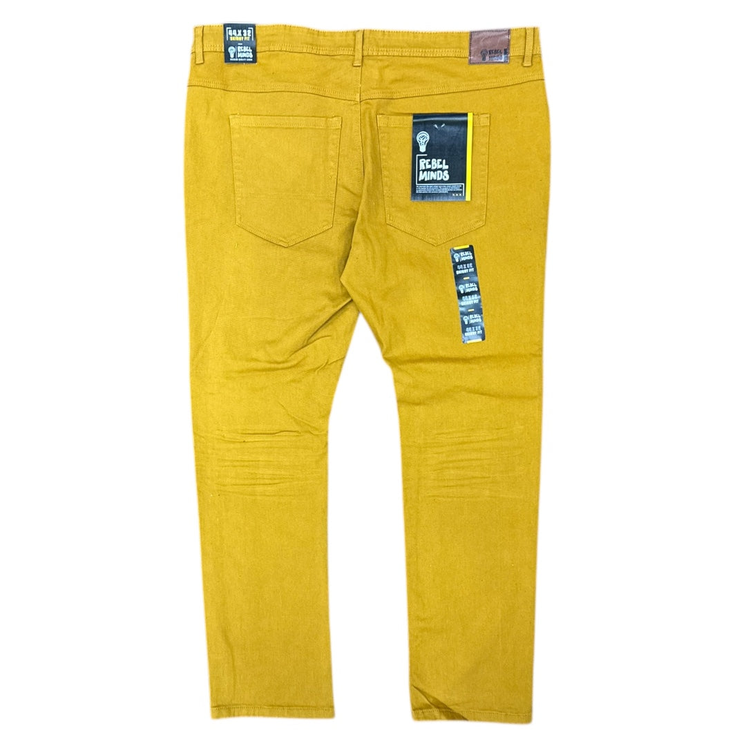 REBEL MINDS R&R SLIM FIT JEANS-TIMBER