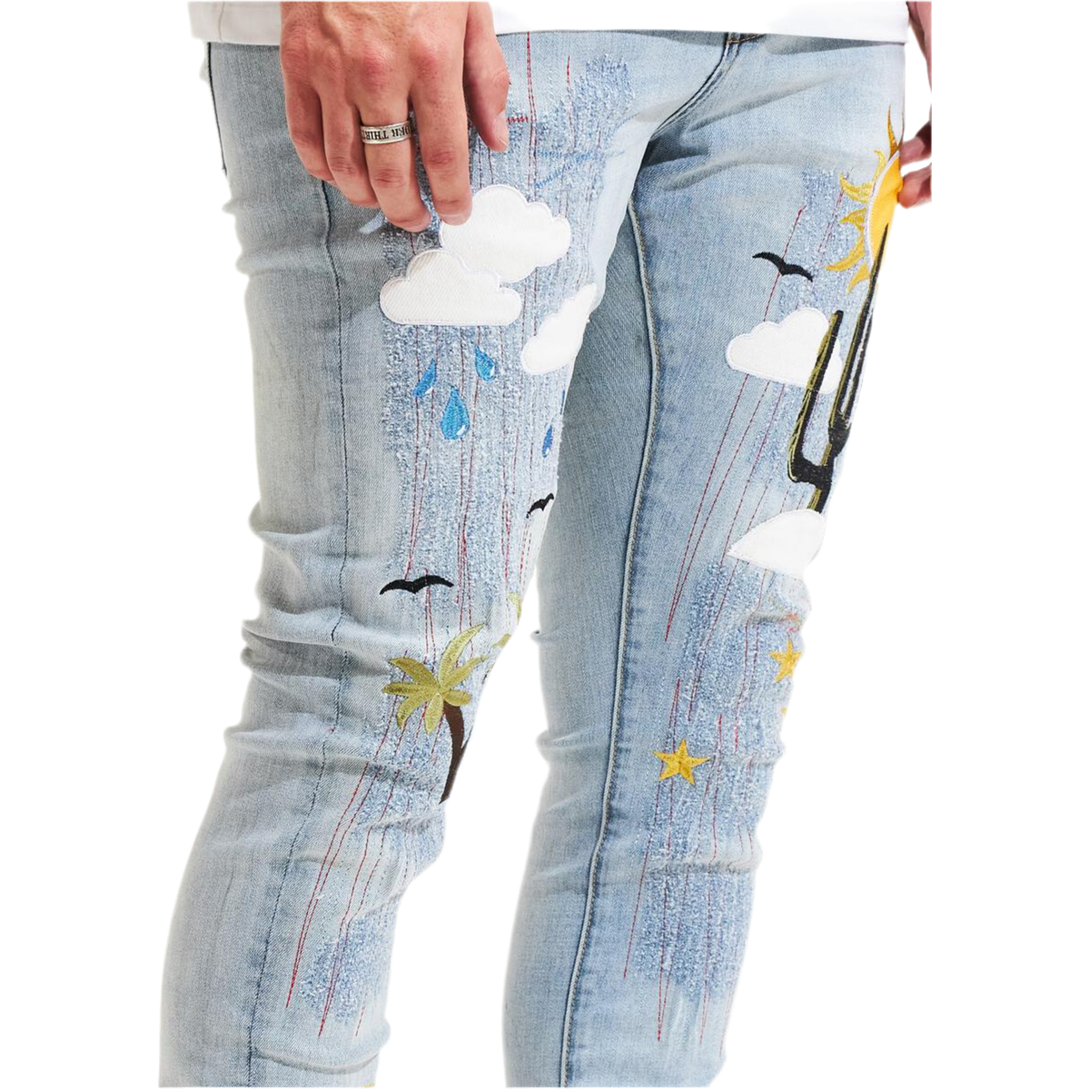 EMBELLISH EMBSP122-135-LIGHT BLUE