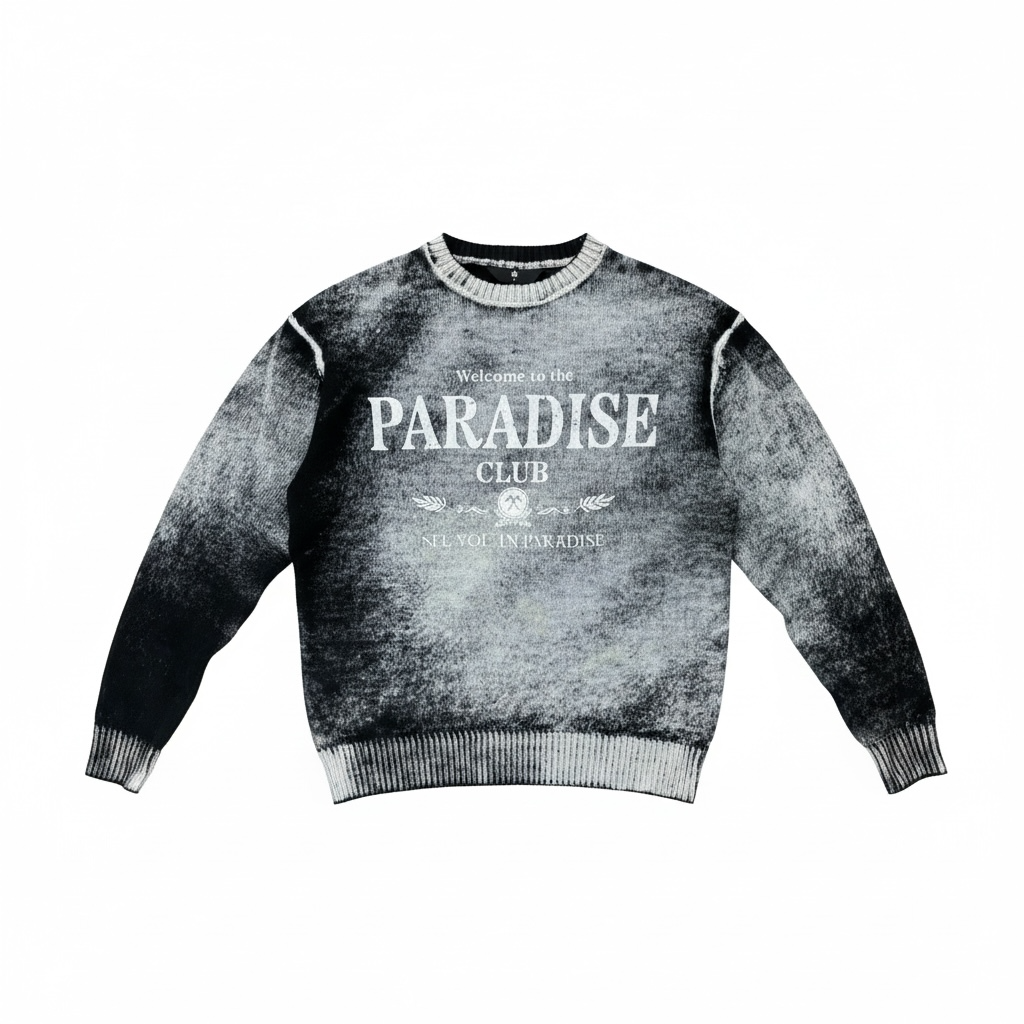SEE YOU IN PARADISE FADED TONE SWEATER by Jordan Craig