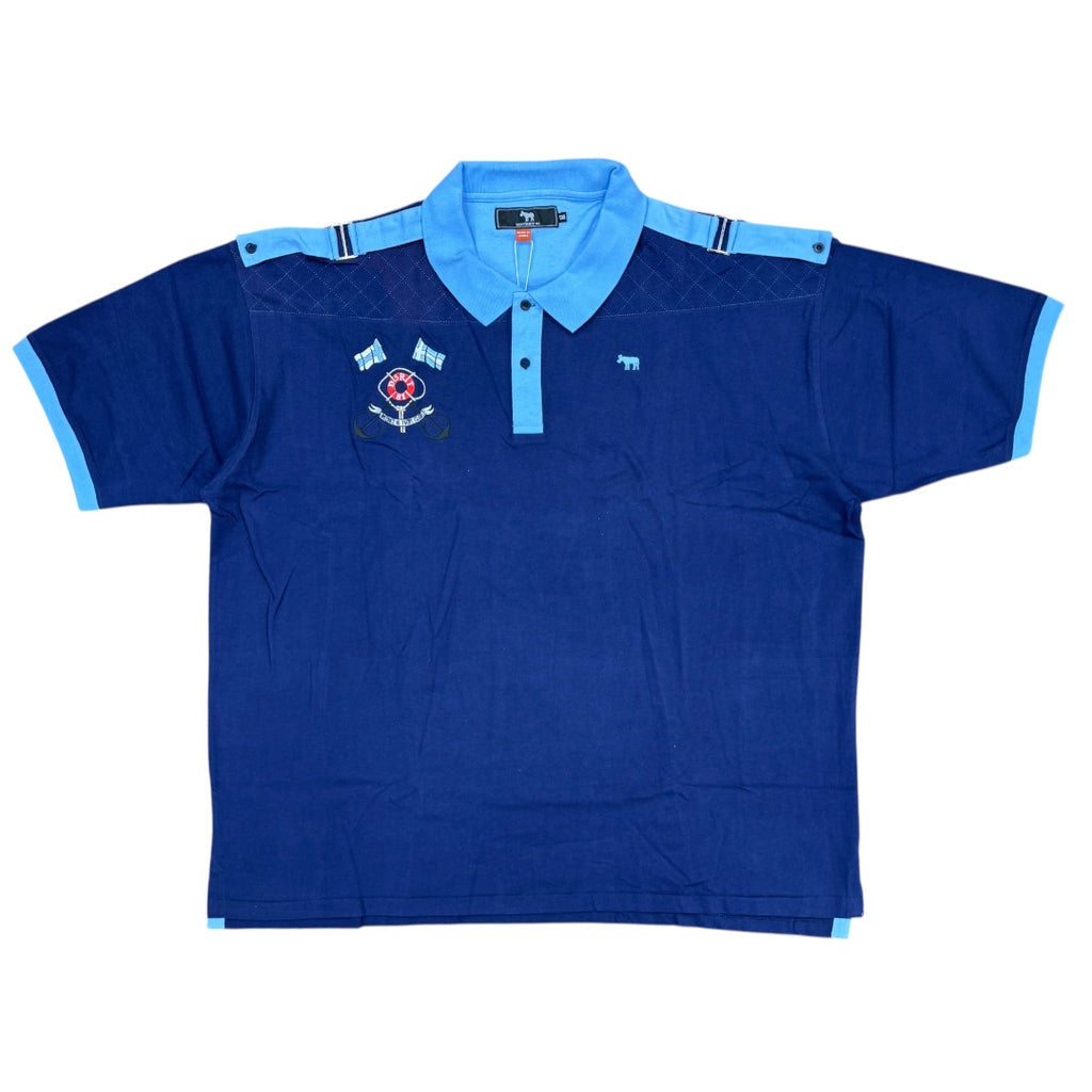 DISTRICT 81 POLO SHIRT-WALE NAVY