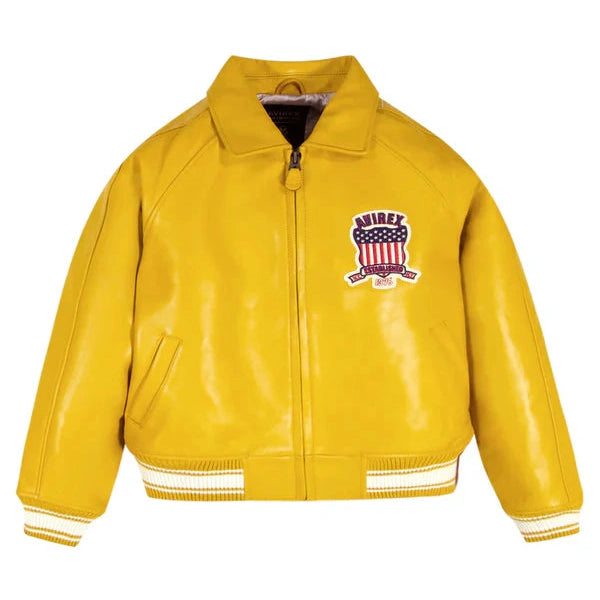 AVIREX ICON JACKET MUSTARD