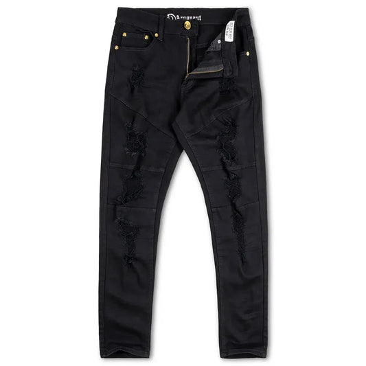 ARGONAUT NATION MENS RIPPED DENIM JEANS by Argonaut