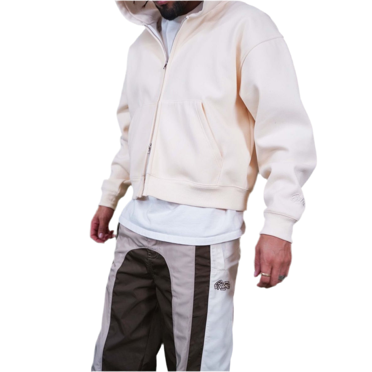 EPTM BLOCKIE TRACK PANTS-BROWN