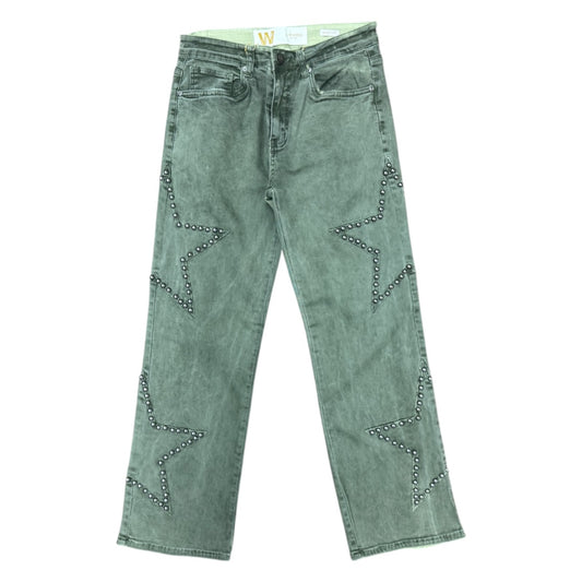 WAIMEA BAGGY PEARL PANTS-OLIVE by WAIMEA
