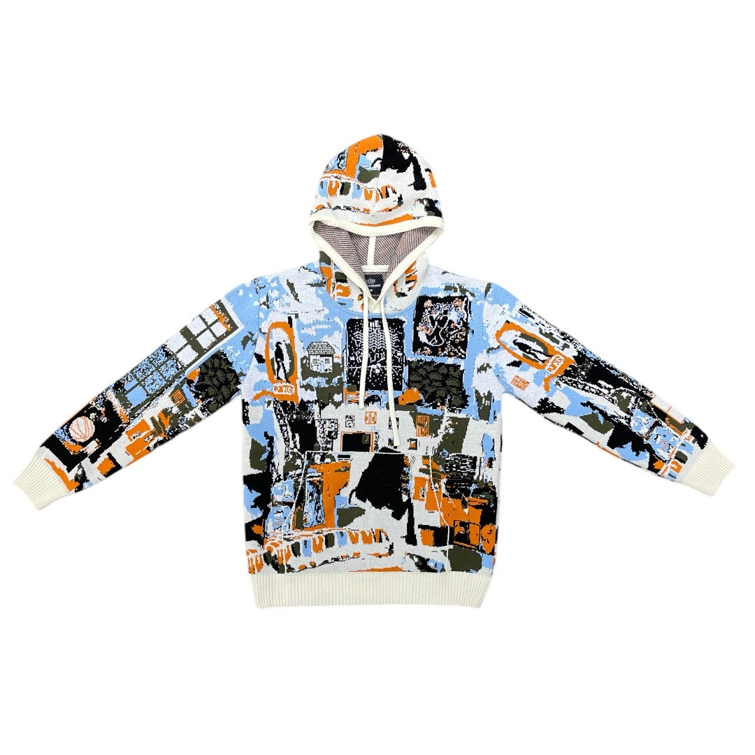 ONE IN A MILLION KG646-CREAM/BLUE/GREEN by ONE IN A MILLION