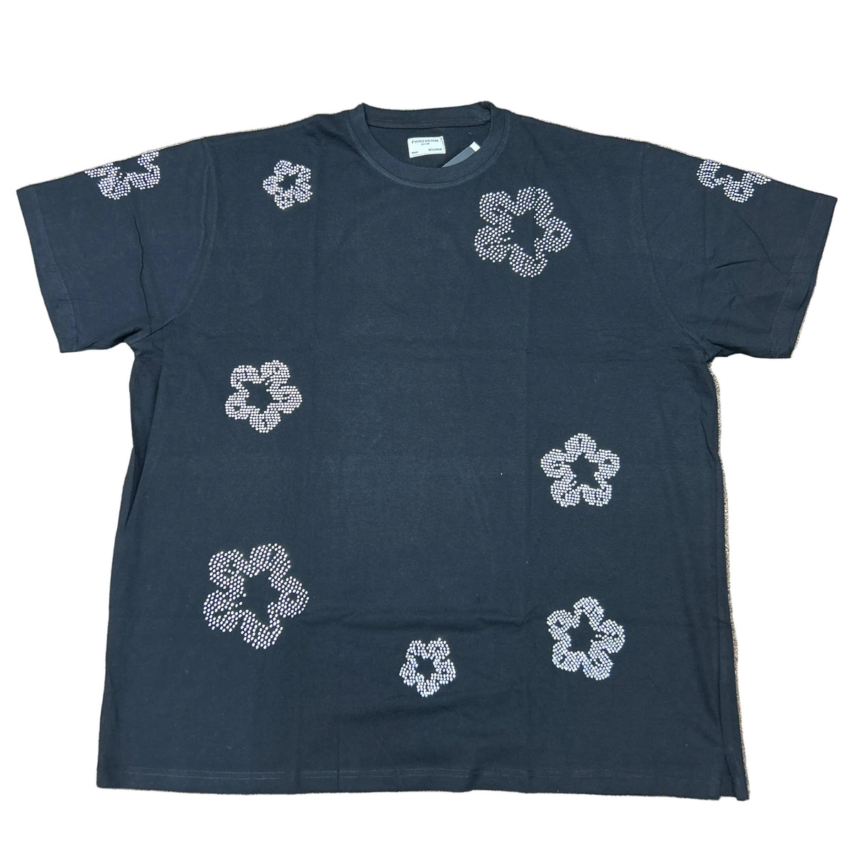 FWRD CRYSTAL FLOWER TEE by FWRD