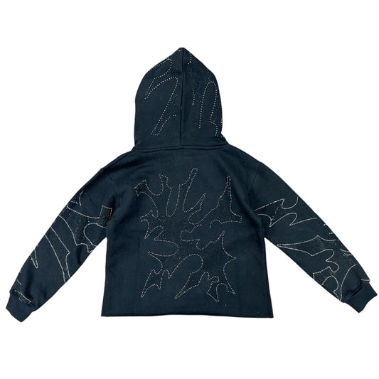 FWRD KIDS RHINESTONE HOODIE by FWRD