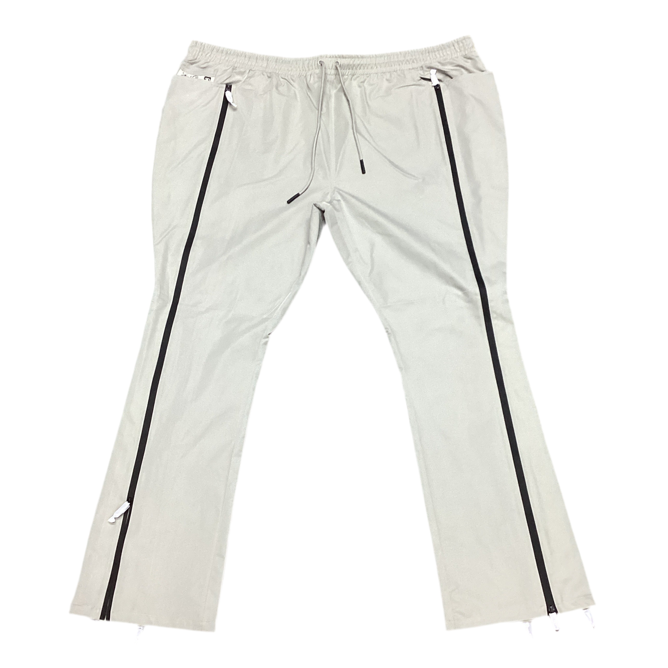 FROST ZERELLY NYLON STACKED PANT-GREY