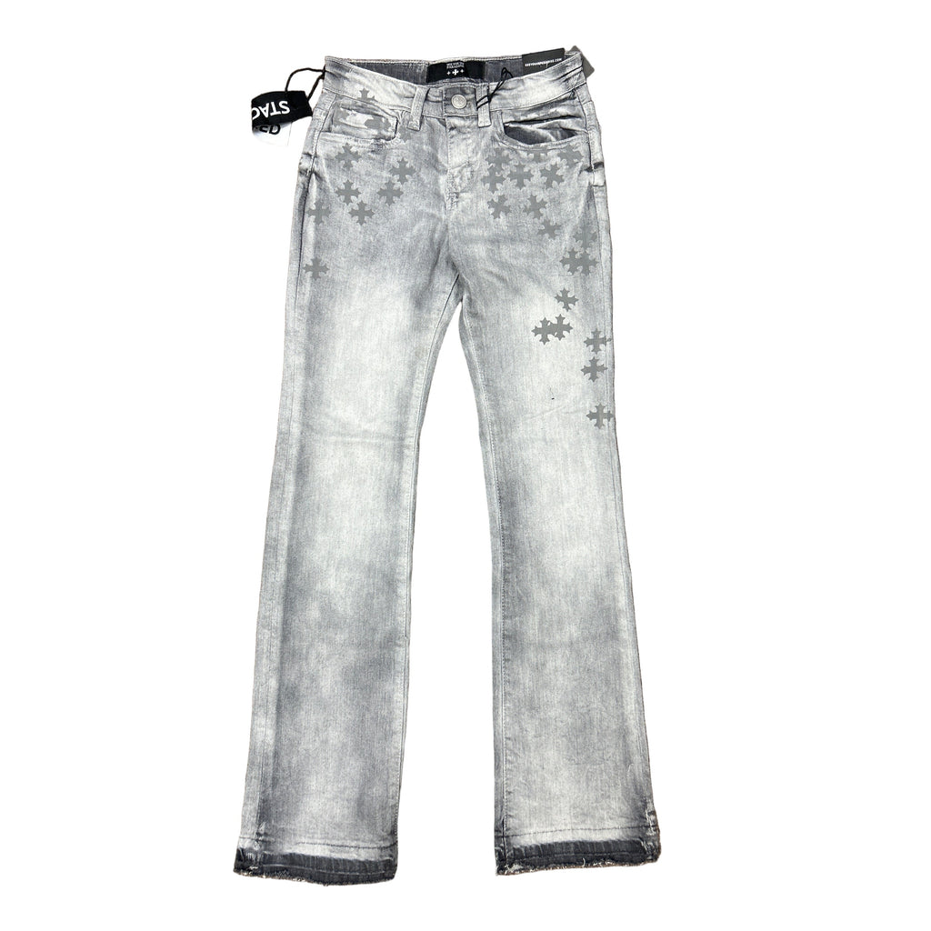 JORDAN CRAIG STAMPED PRINT KIDS DENIM