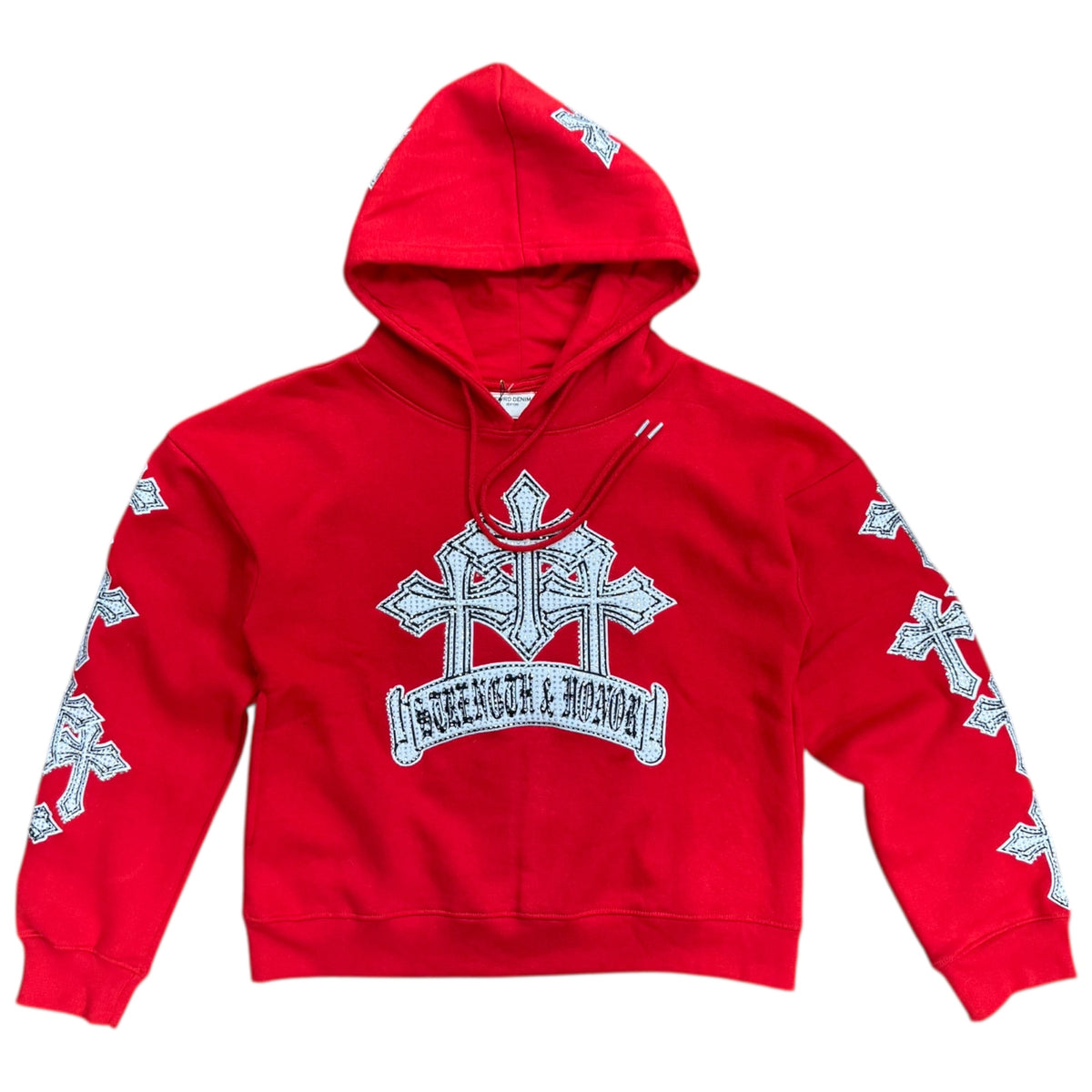 KIDS CRYSTALIZED TEMPLAR FLEECE PULLOVER HOODY by FWRD