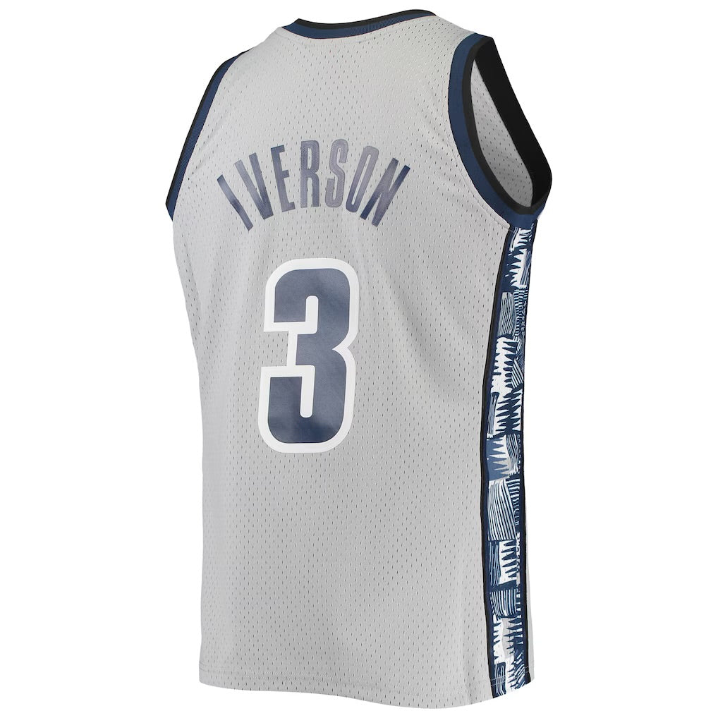 MITCHELL AND NESS GEORGETOWN IVERSON JERSEY