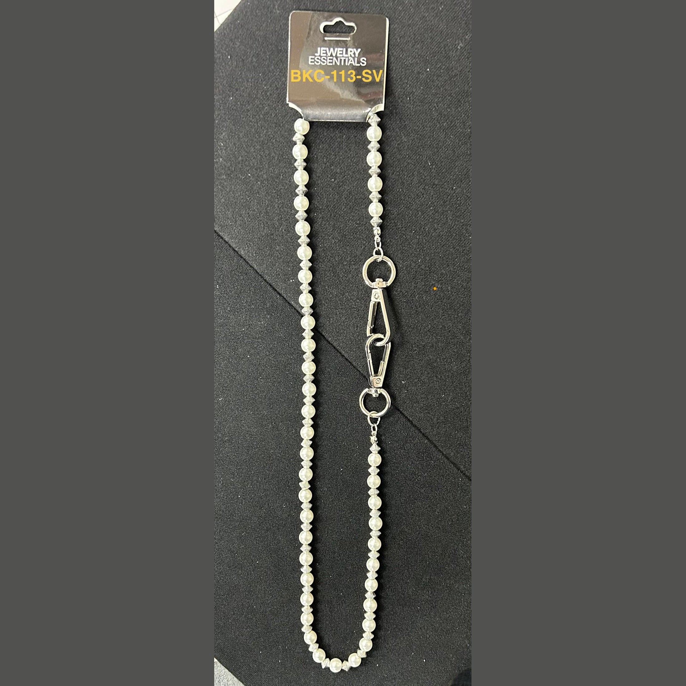 NY JEWELRY BEADED WALLET CHAIN by Ace Watches