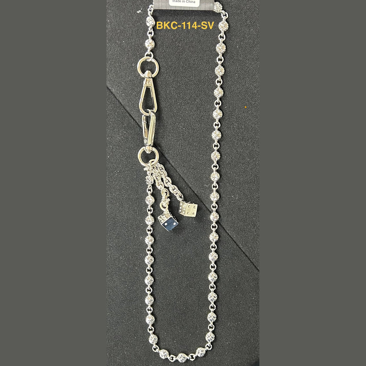 NY JEWELRY BEADED WALLET CHAIN by Ace Watches