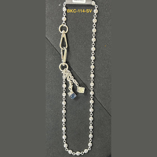 NY JEWELRY BEADED WALLET CHAIN by Ace Watches