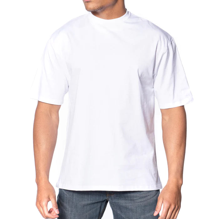 LUXE BT201-WHITE(CREW NECK) by LUXE-T