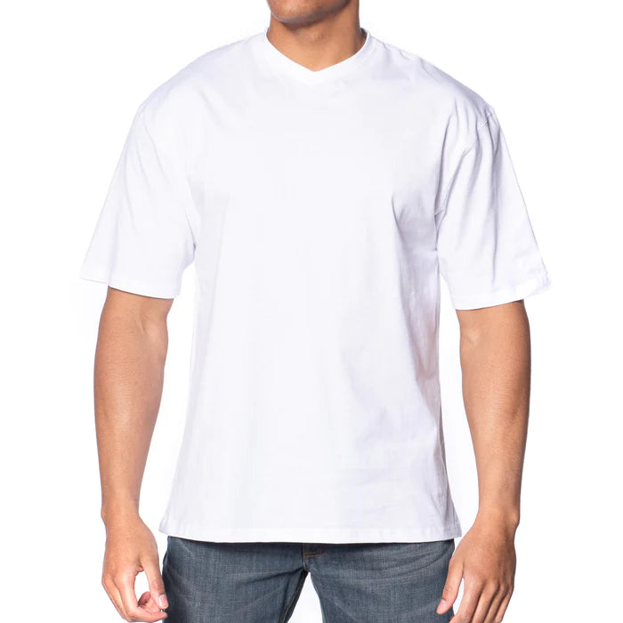 LUXE BT-203 WHITE(V-NECK) by LUXE-T