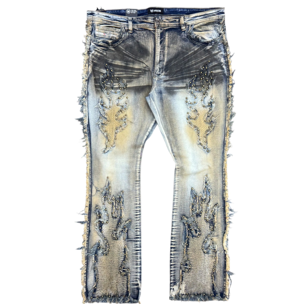MAKOBI TESORO STACKED JEANS by Makobi