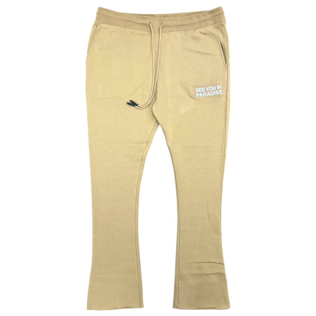 JORDAN CRAIG PARADISE FLARE JOGGER MOCHA by Jordan Craig