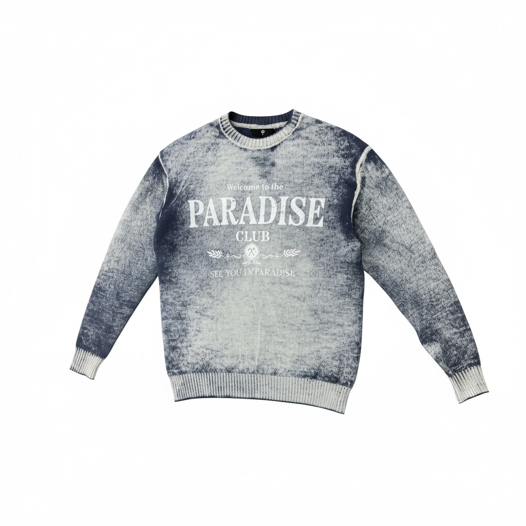 SEE YOU IN PARADISE FADED TONE SWEATER